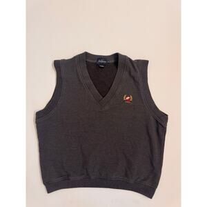 Vintage Men's Jack Nicklaus Golf Sweater Vest Gray Size XL Logo Embroidered